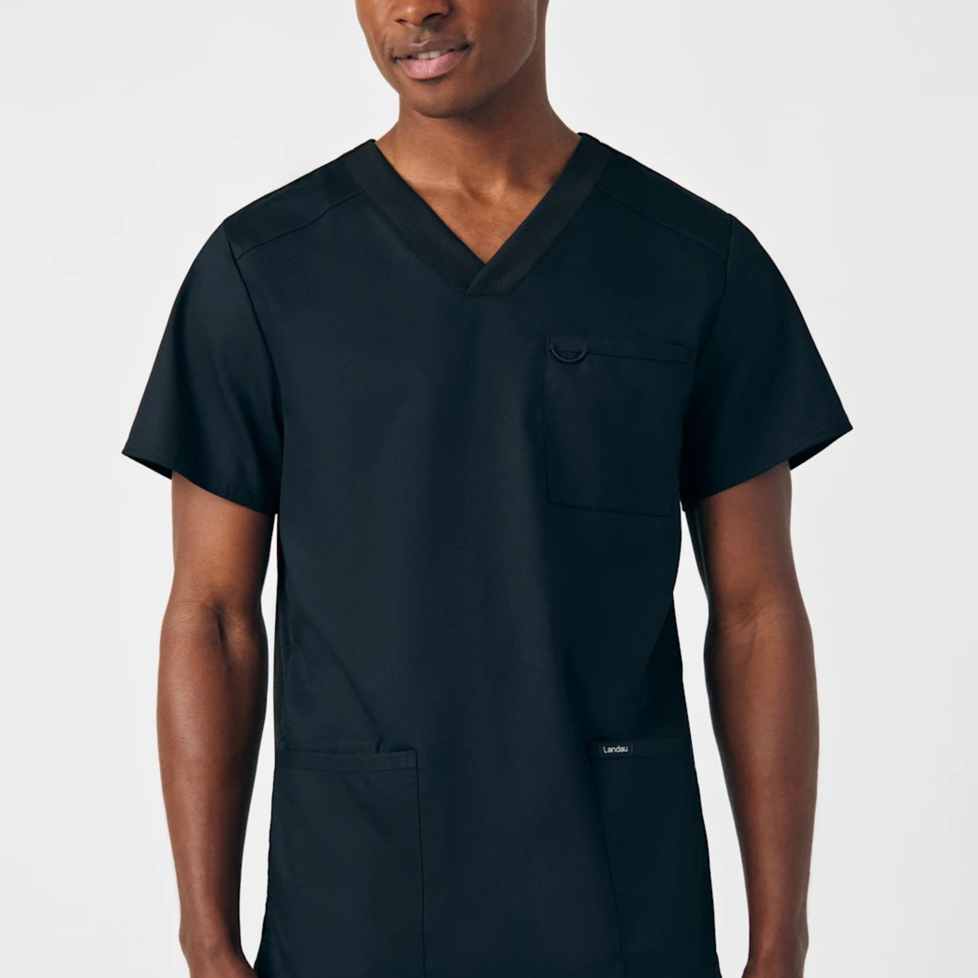 POLERA CLÍNICA HOMBRE PROFLEX LT109 NEGRO