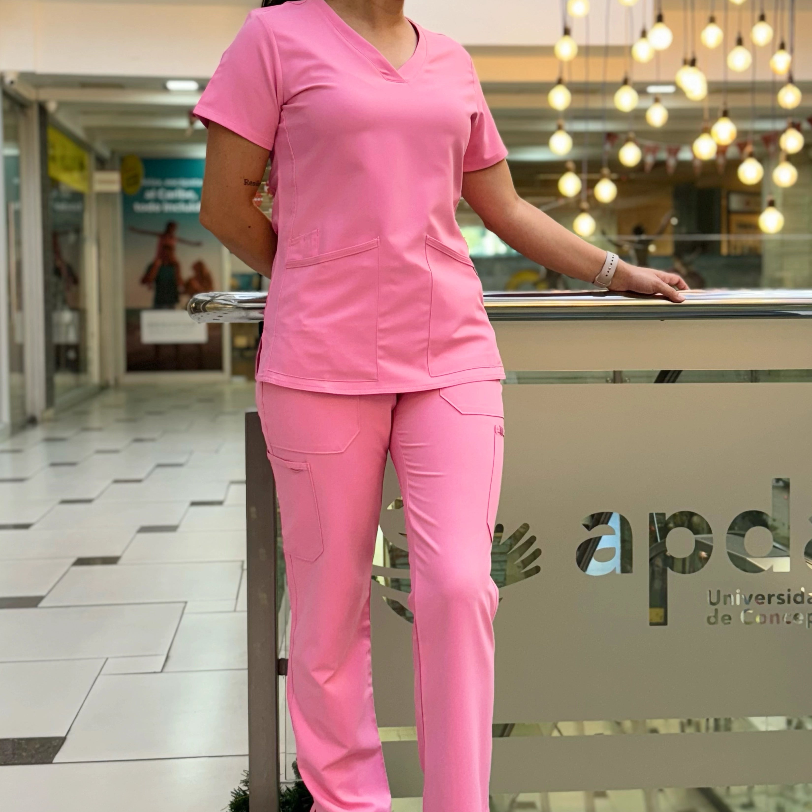 PANTALÓN CLÍNICO MUJER STUDIO 3063 ROSADO LIMONADA
