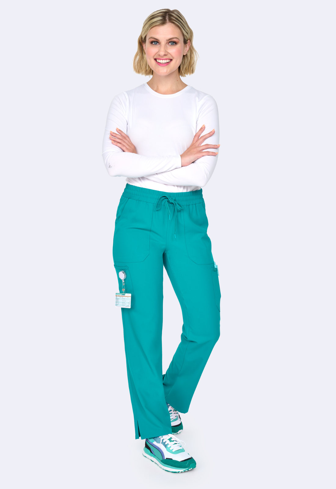 PANTALÓN CLÍNICO MUJER STUDIO 3063 TEAL