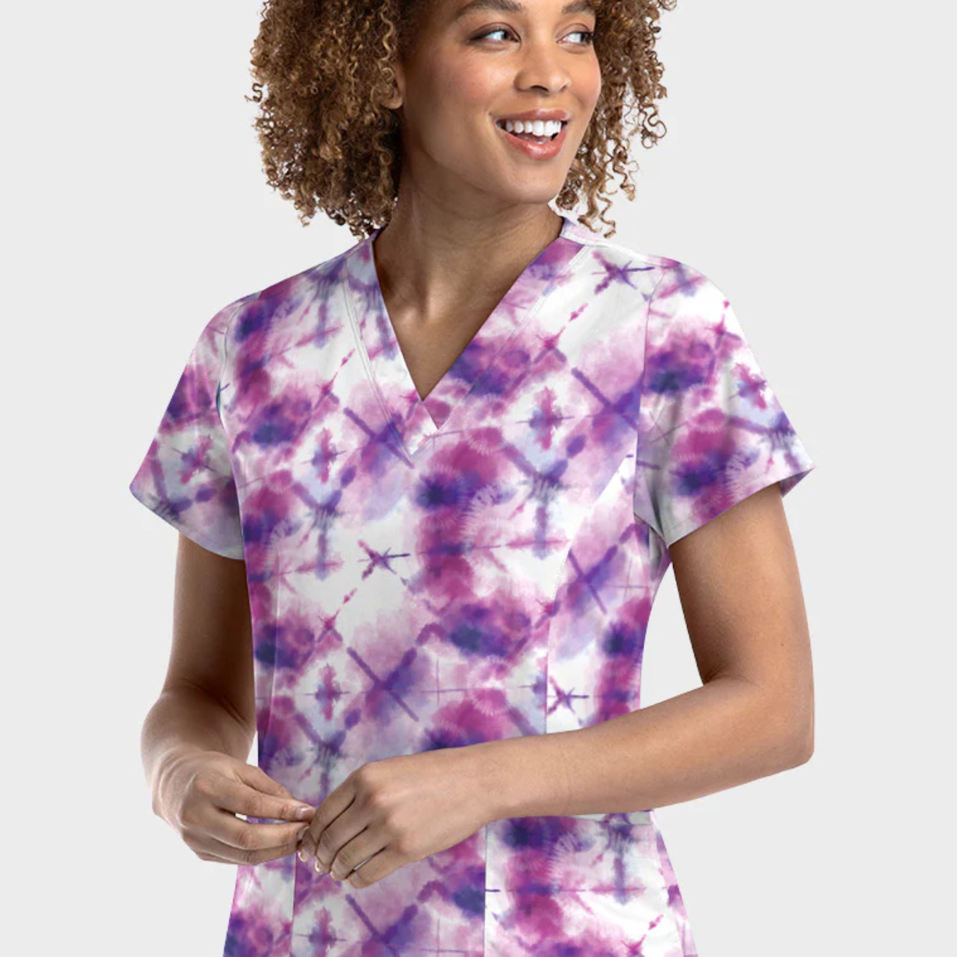 POLERA CLÍNICA ESTAMPADA MUJER 9810 MYST