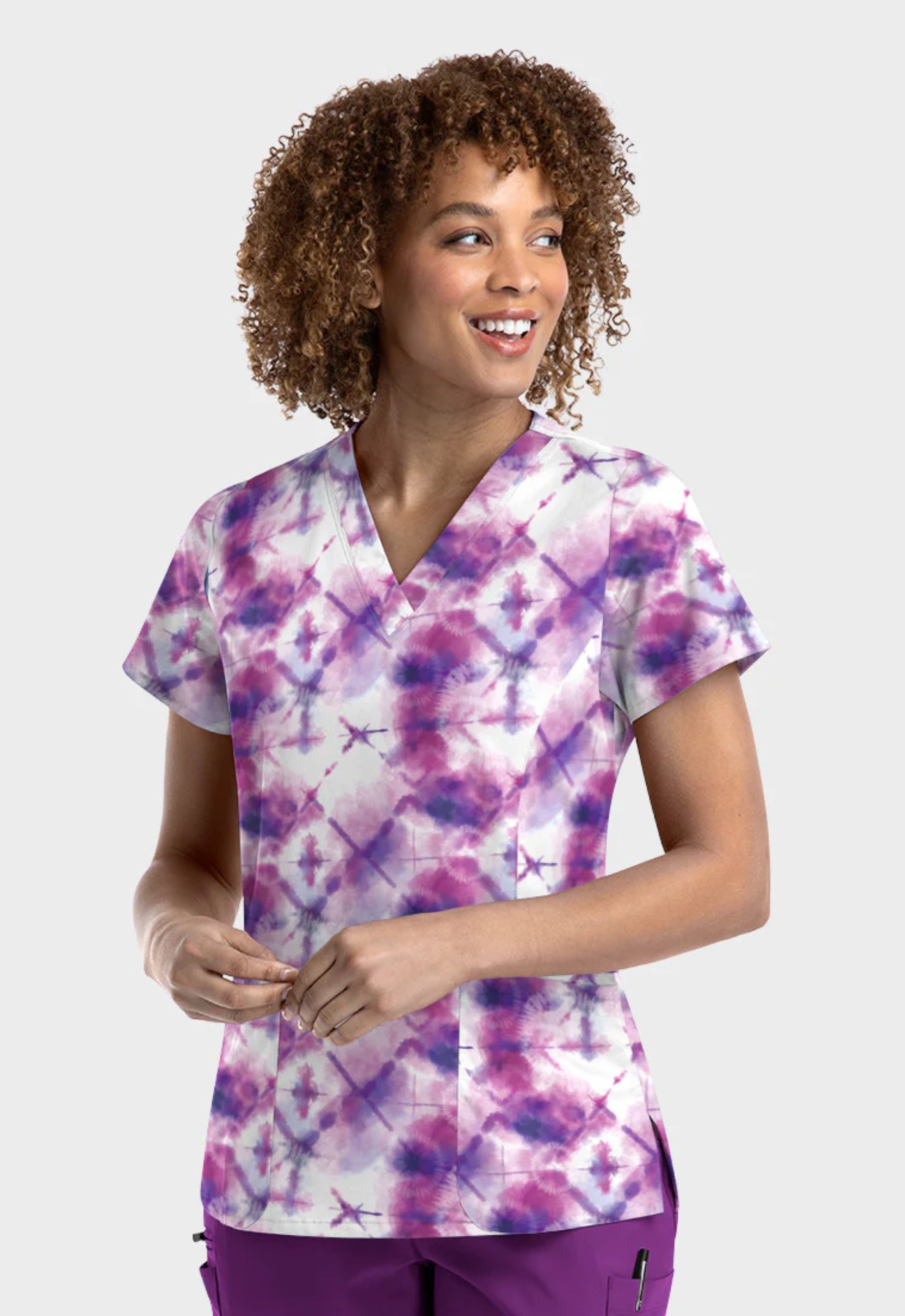 POLERA CLÍNICA ESTAMPADA MUJER 9810 MYST