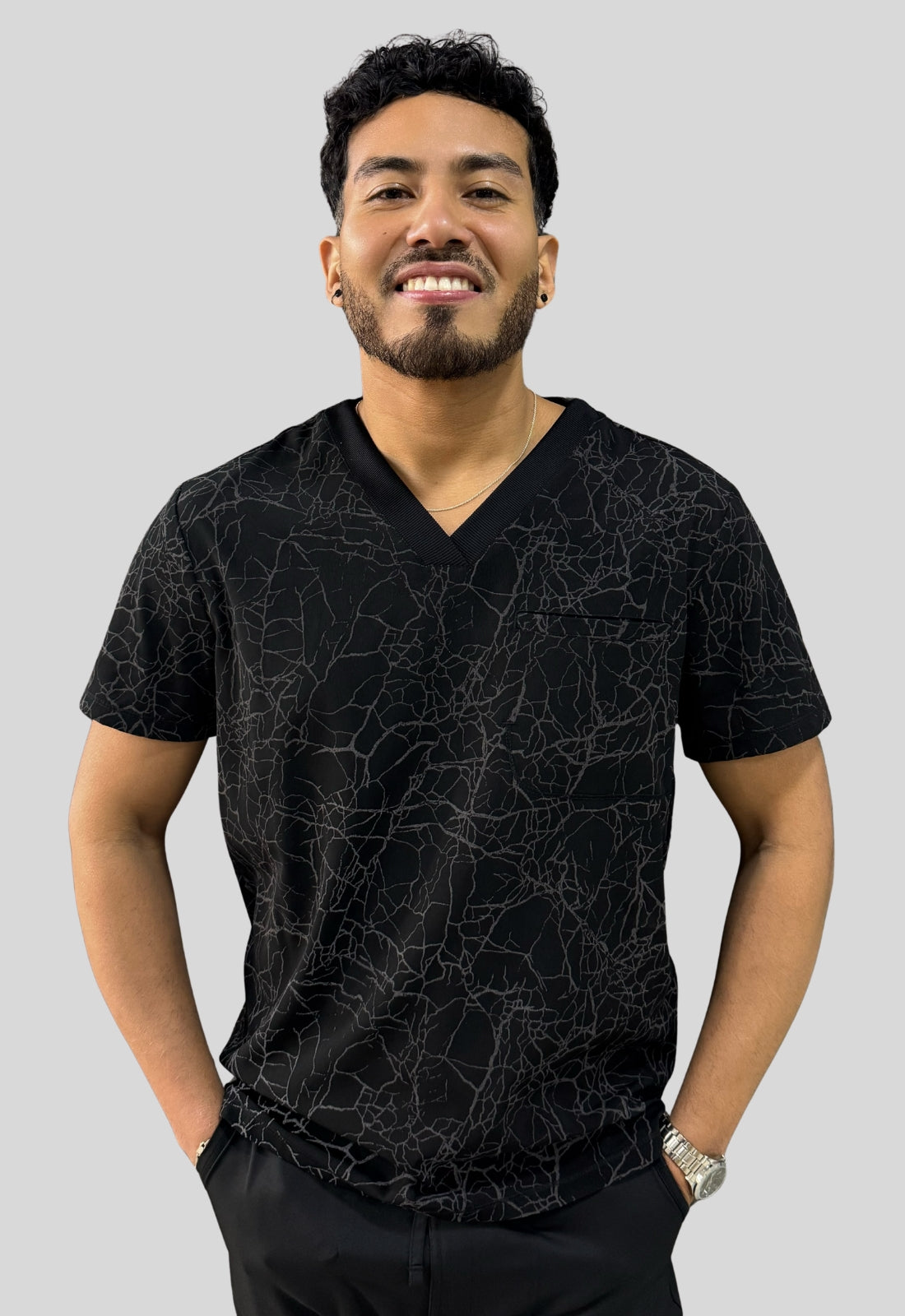 POLERA CLÍNICA HOMBRE IN701 CKBK
