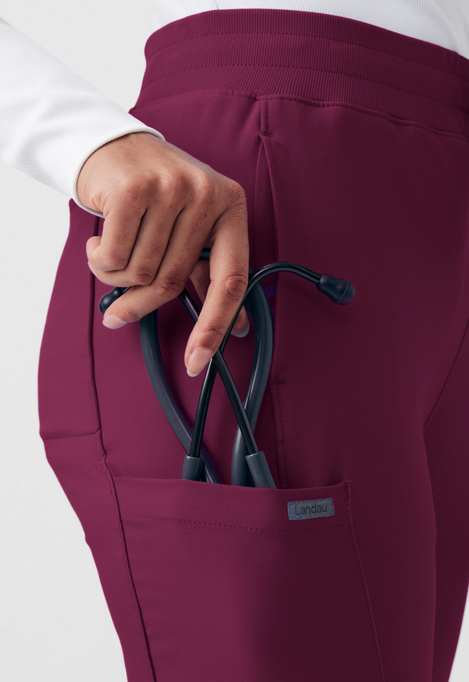 PANTALÓN CLÍNICO MUJER FORWARD LB400 BURDEO