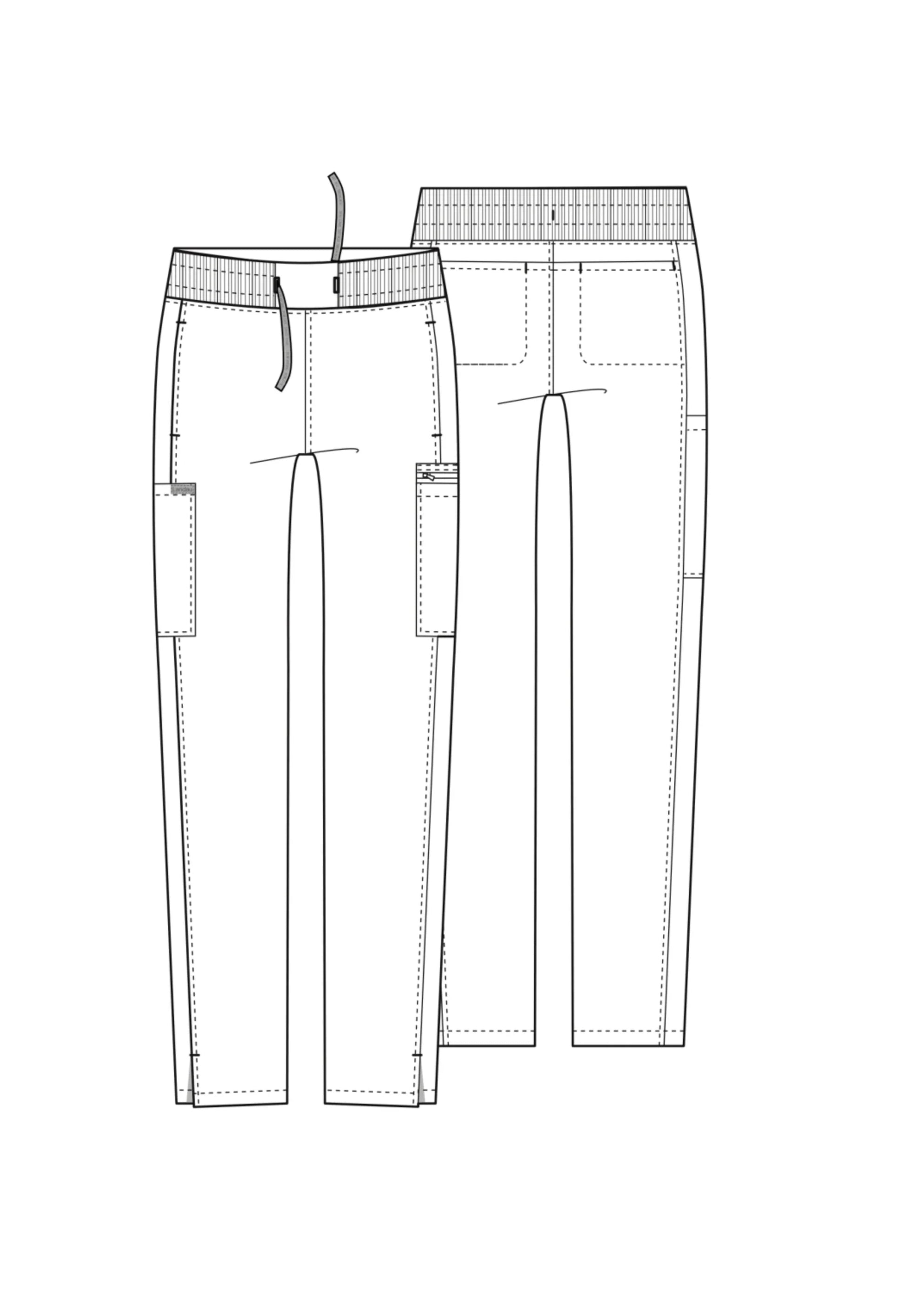 PANTALÓN CLÍNICO MUJER FORWARD LB400 BURDEO