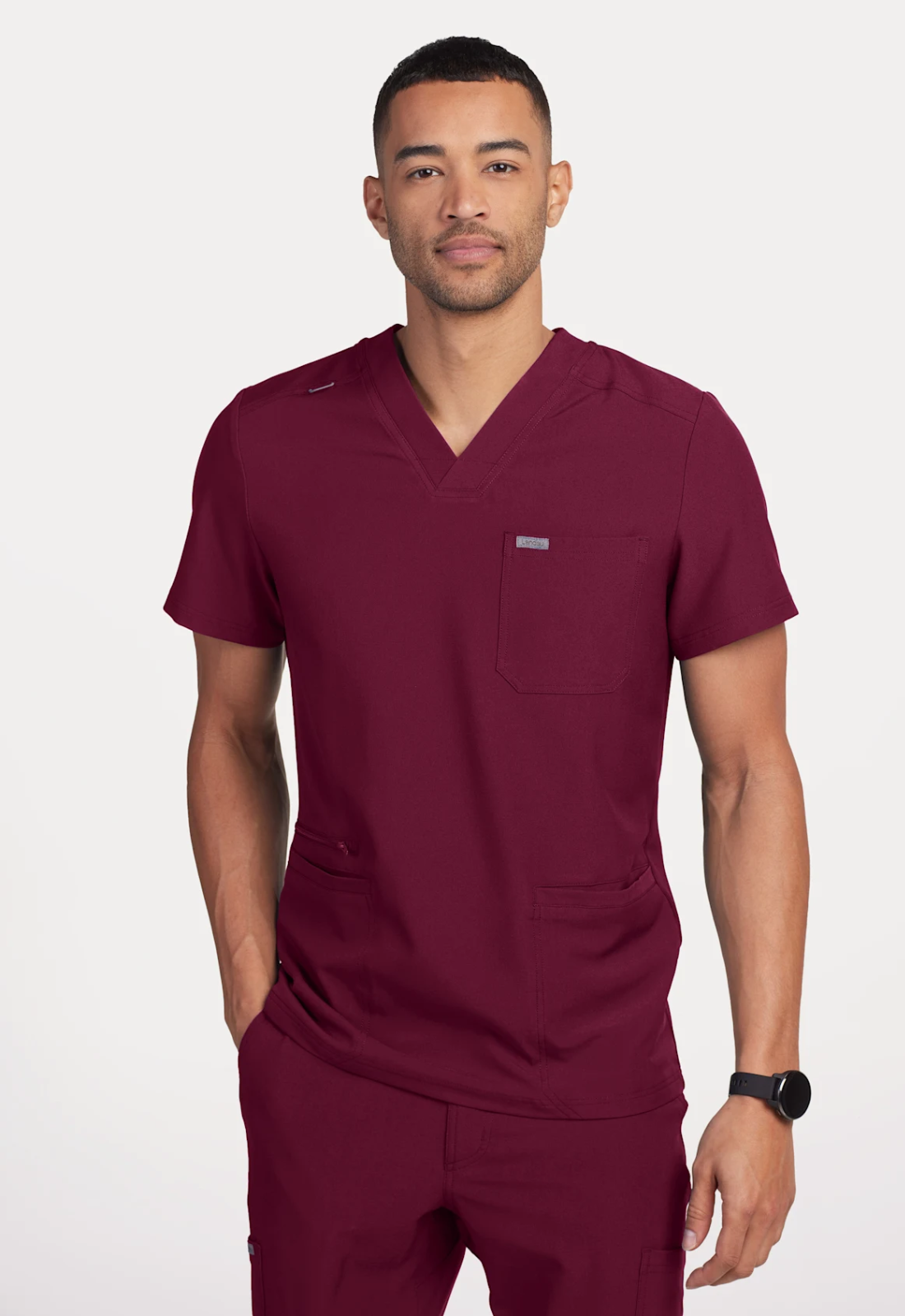 POLERA CLÍNICA HOMBRE FORWARD LT110 BURDEO