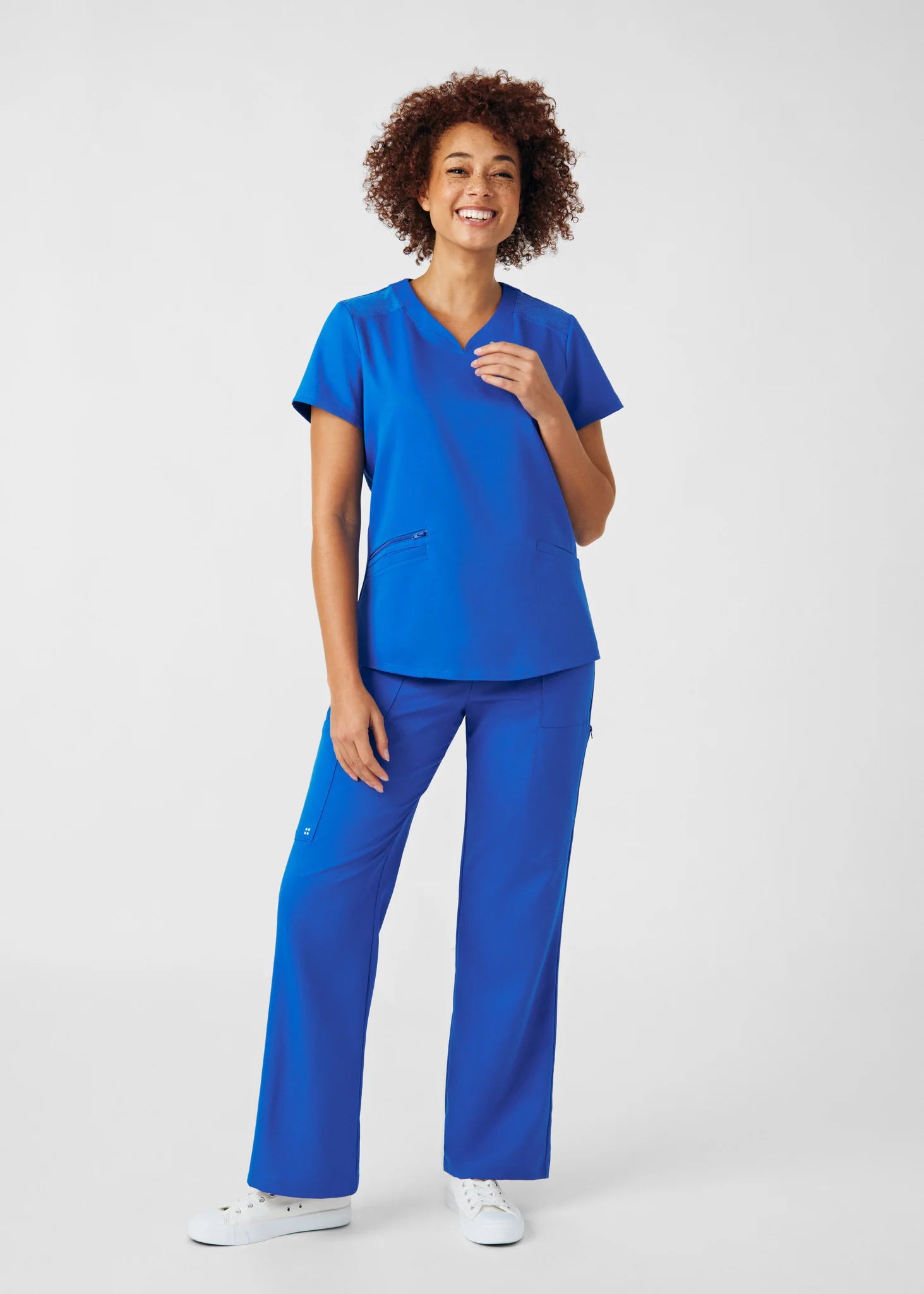 PANTALÓN CLÍNICO MUJER VIBE WB421  AZUL REY