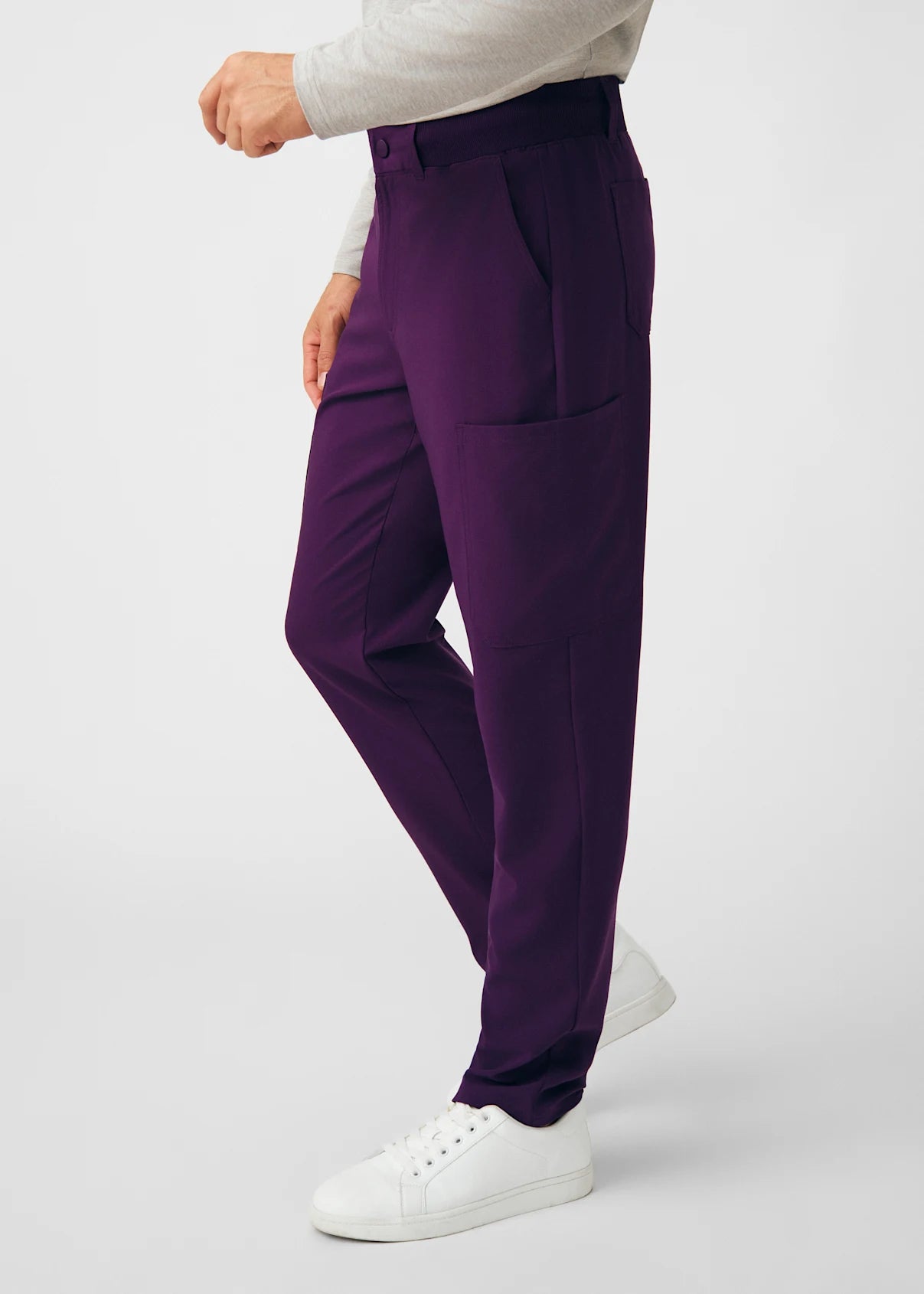 PANTALÓN CLÍNICO HOMBRE FORWARD LB410 MORADO EGGPLANT