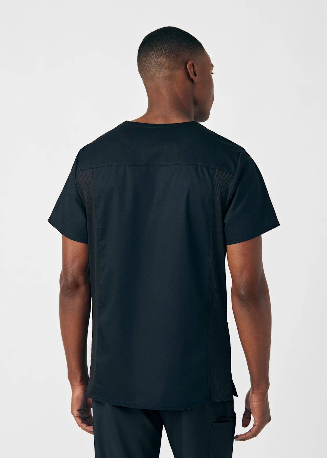POLERA CLÍNICA HOMBRE PROFLEX LT109 NEGRO