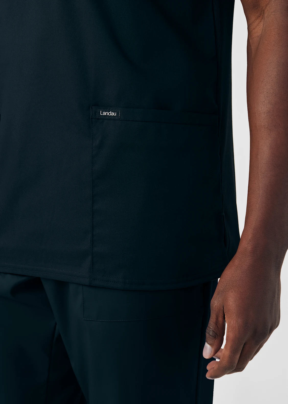 POLERA CLÍNICA HOMBRE PROFLEX LT109 NEGRO