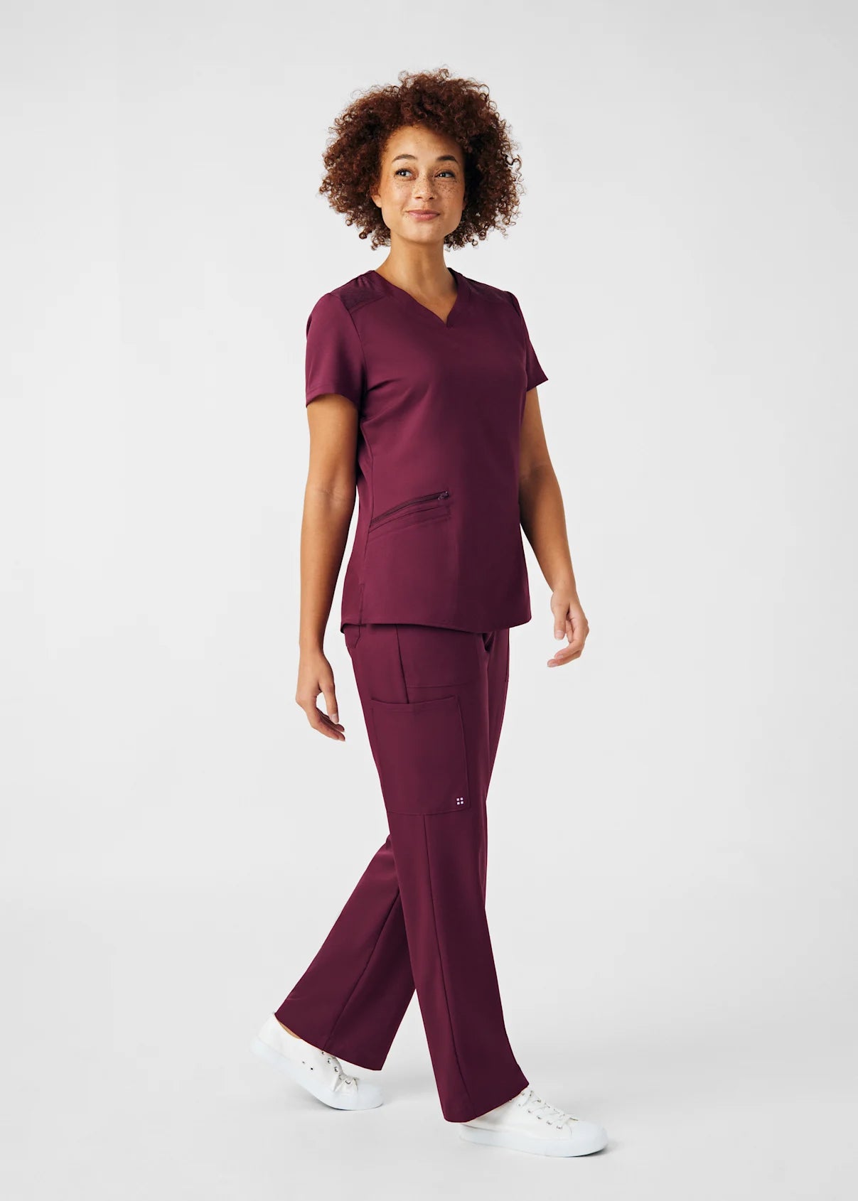 PANTALÓN CLÍNICO MUJER VIBE WB421 BURDEO