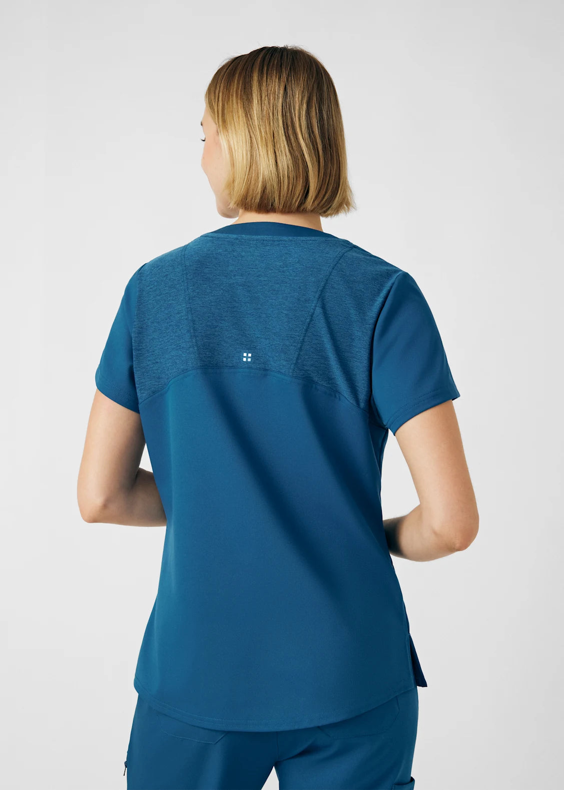 POLERA CLÍNICA MUJER VIBE WT121 CARIBBEAN BLUE