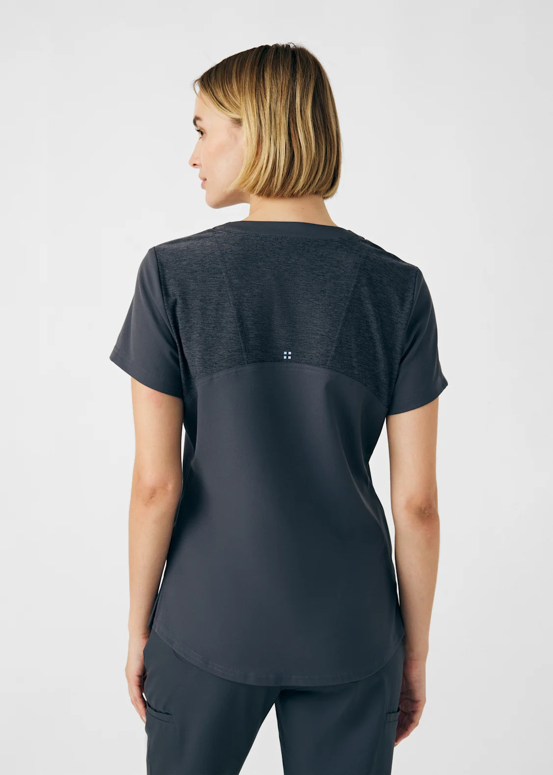 POLERA CLÍNICA MUJER VIBE WT121 PLOMO