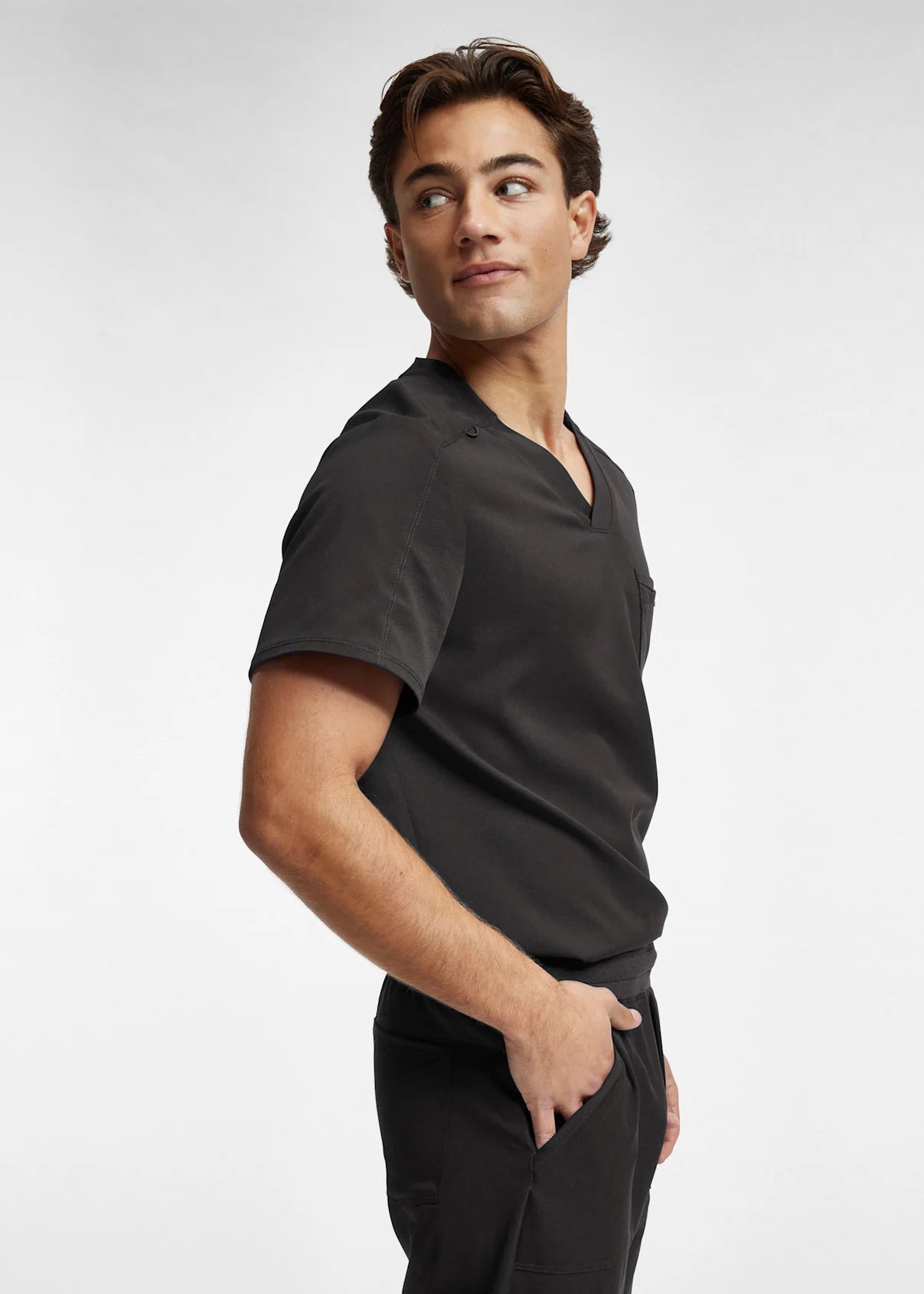 POLERA CLINICA HOMBRE VIBE WT150 NEGRO