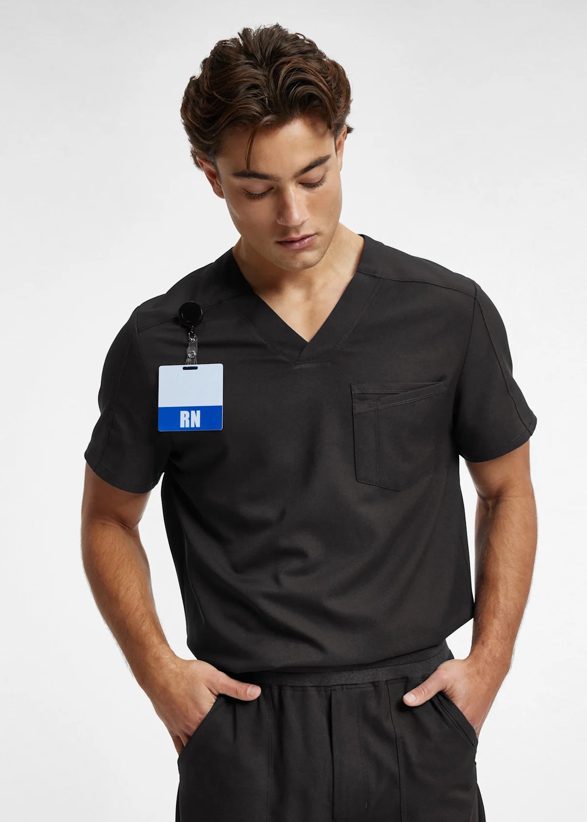 POLERA CLINICA HOMBRE VIBE WT150 NEGRO