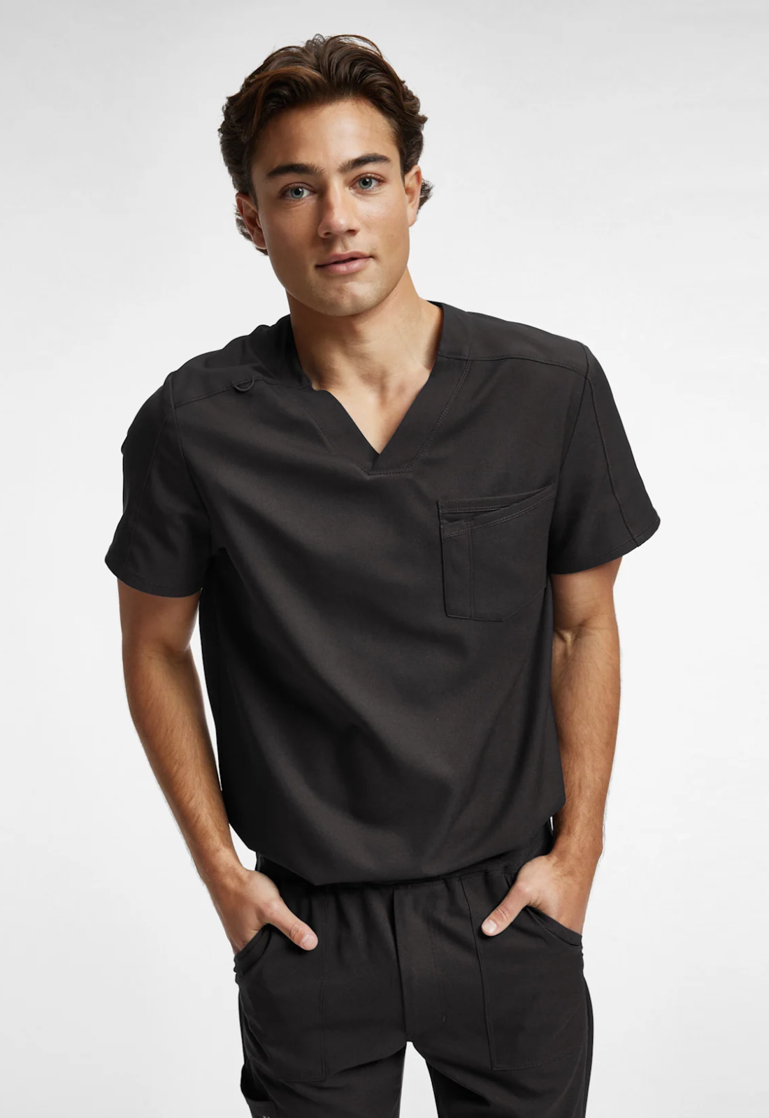 POLERA CLINICA HOMBRE VIBE WT150 NEGRO